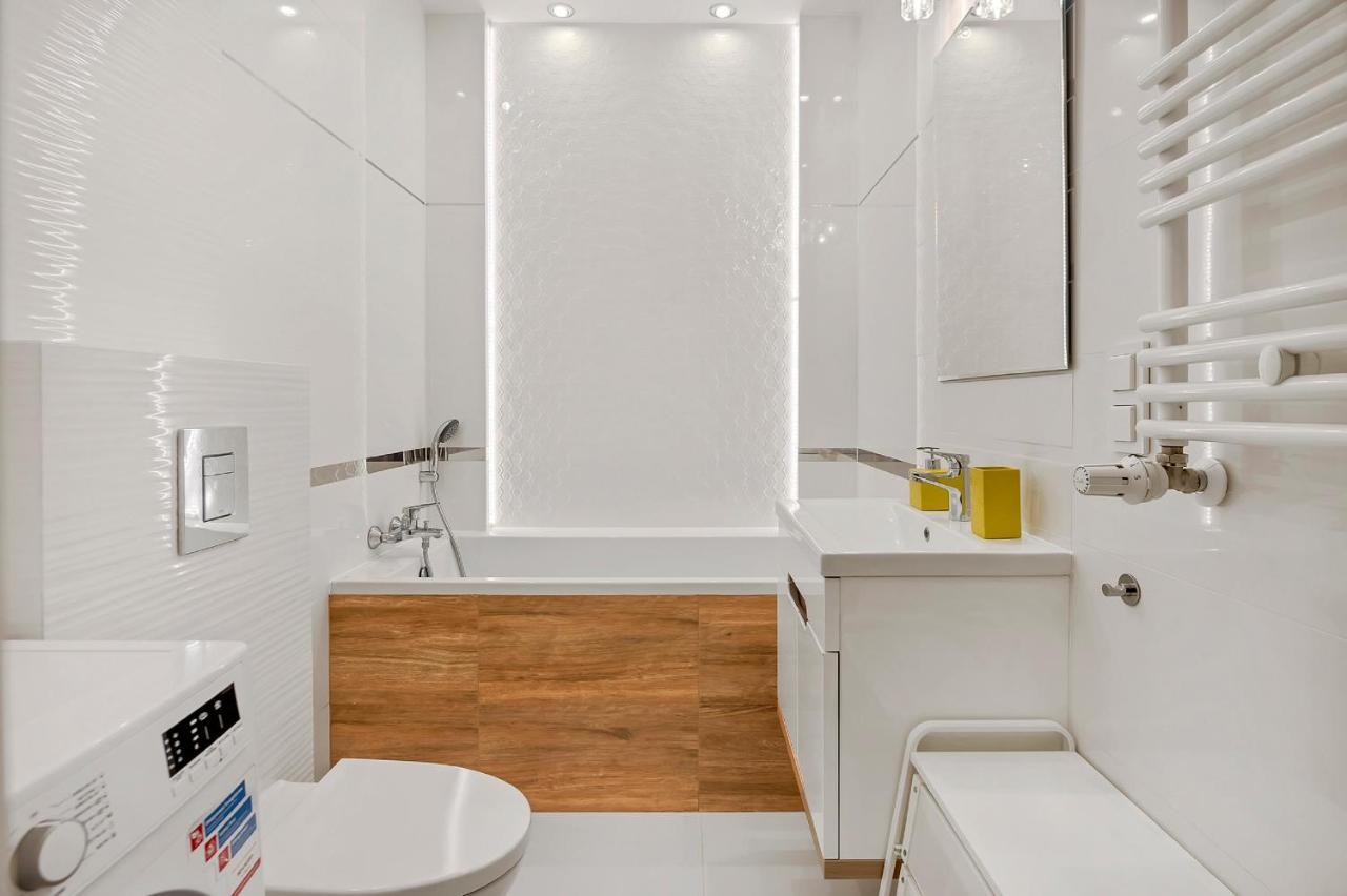 Ferienwohnung Lumina Deluxe Warschau Exterior foto
