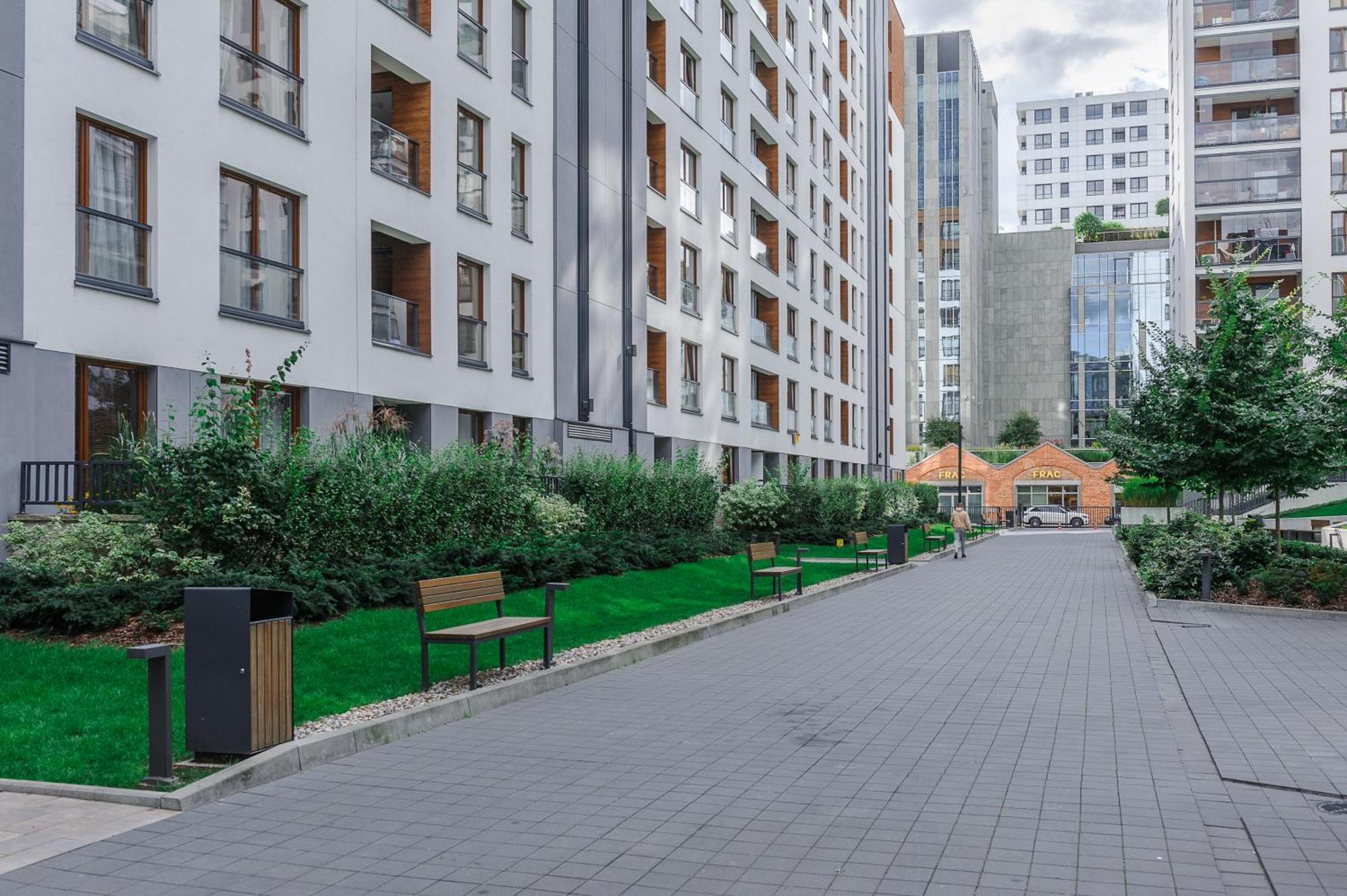 Ferienwohnung Lumina Deluxe Warschau Exterior foto